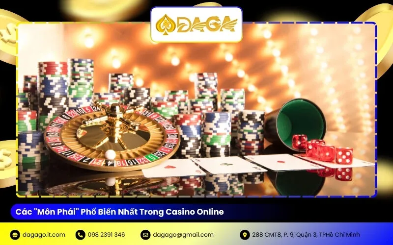 Các "Môn Phái" Phổ Biến Nhất Trong Casino Online