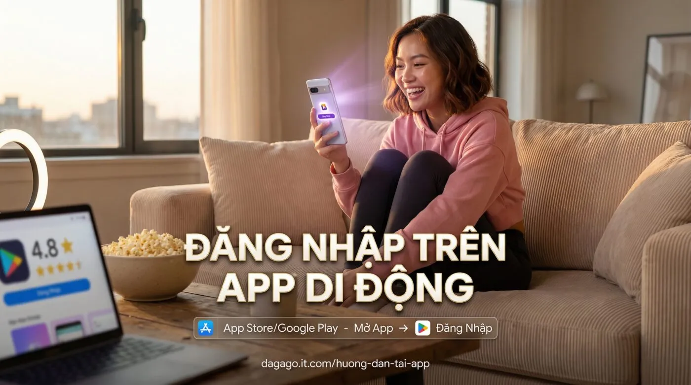 Đăng Nhập Trên App Di Động