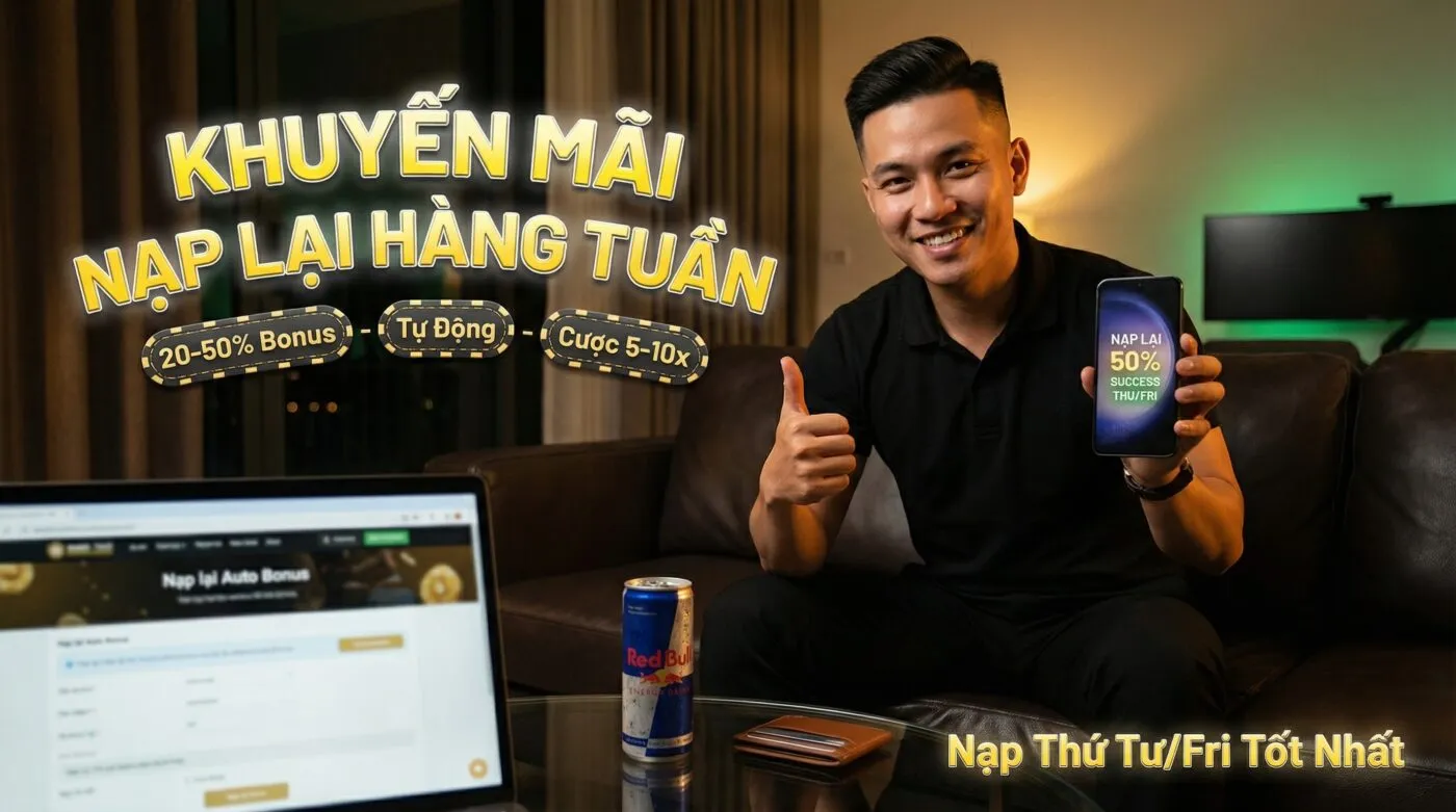 Khuyến Mãi Nạp Lại Hàng Tuần