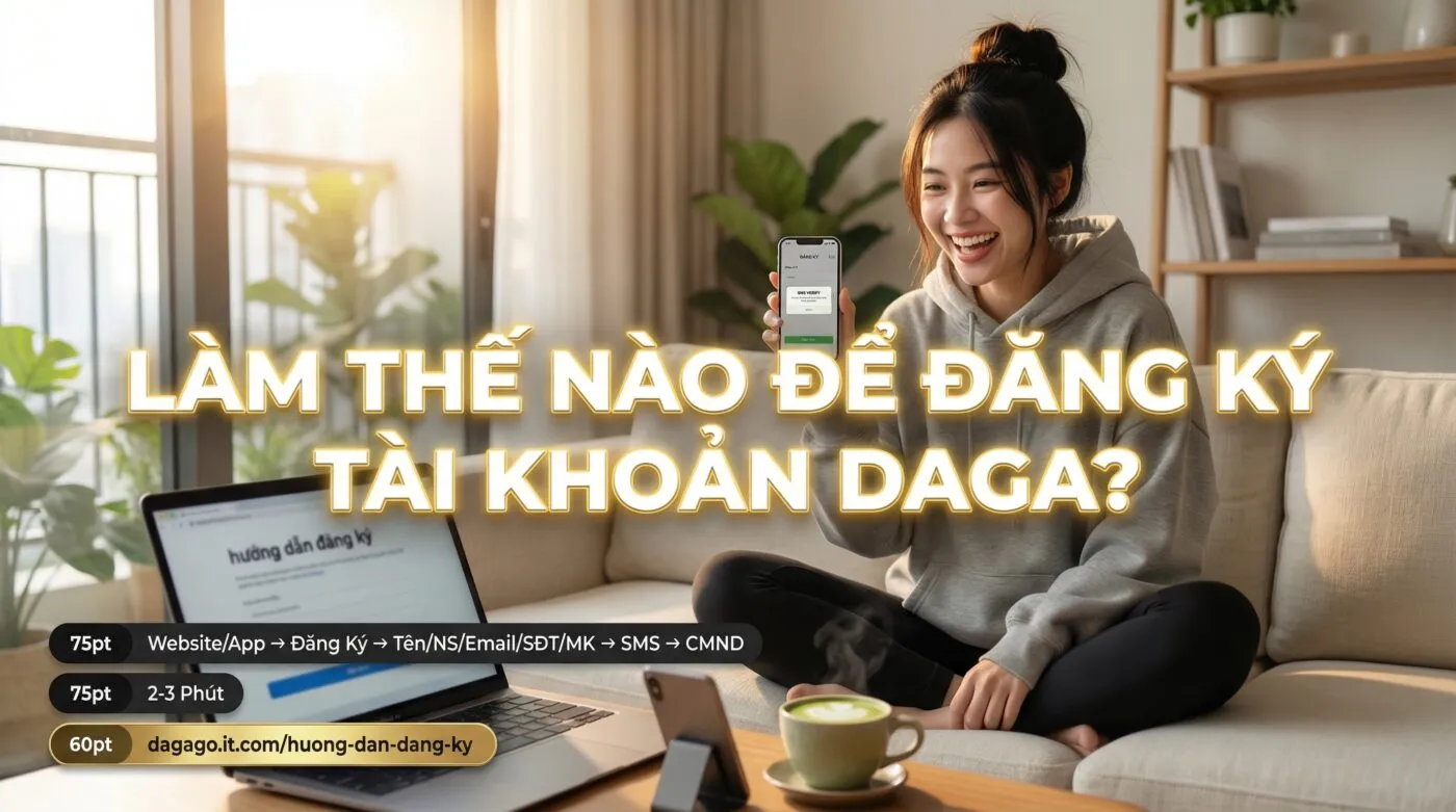 Làm thế nào để đăng ký tài khoản DAGA?
