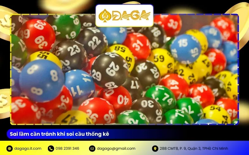 Sai lầm cần tránh khi soi cầu thống kê