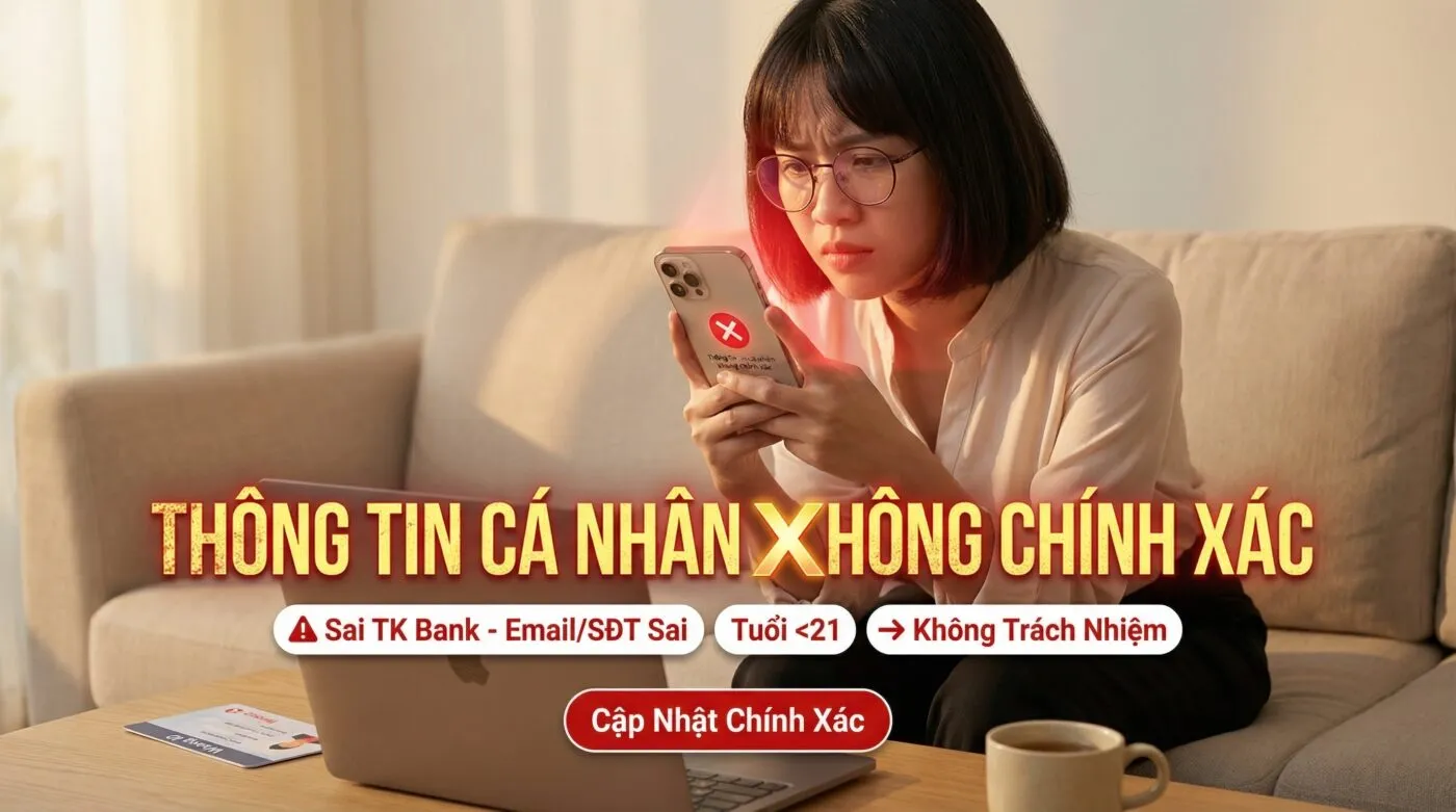 Thông Tin Cá Nhân Không Chính Xác