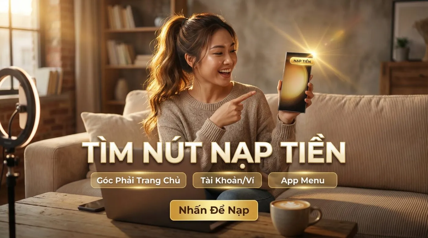 Tìm Nút Nạp Tiền