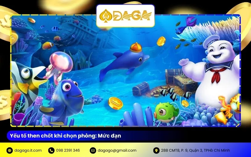 Yếu tố then chốt khi chọn phòng: Mức đạn